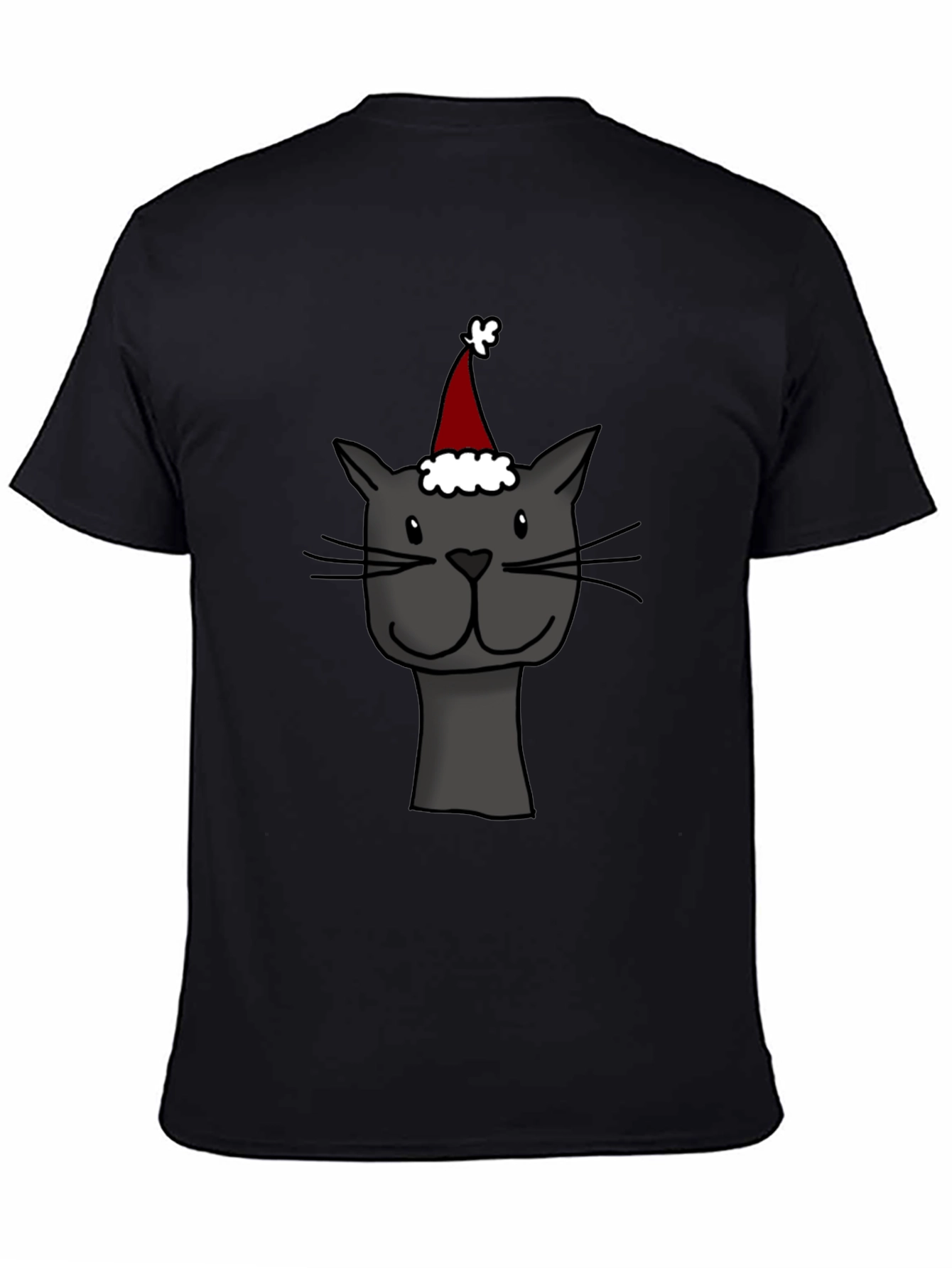 Festive Cat T-Shirt - Holiday Cheer
