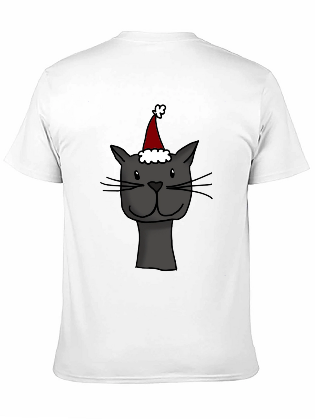 Festive Cat T-Shirt - Holiday Cheer