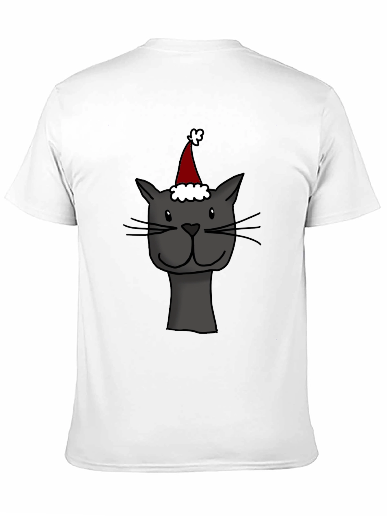 Festive Cat T-Shirt - Holiday Cheer