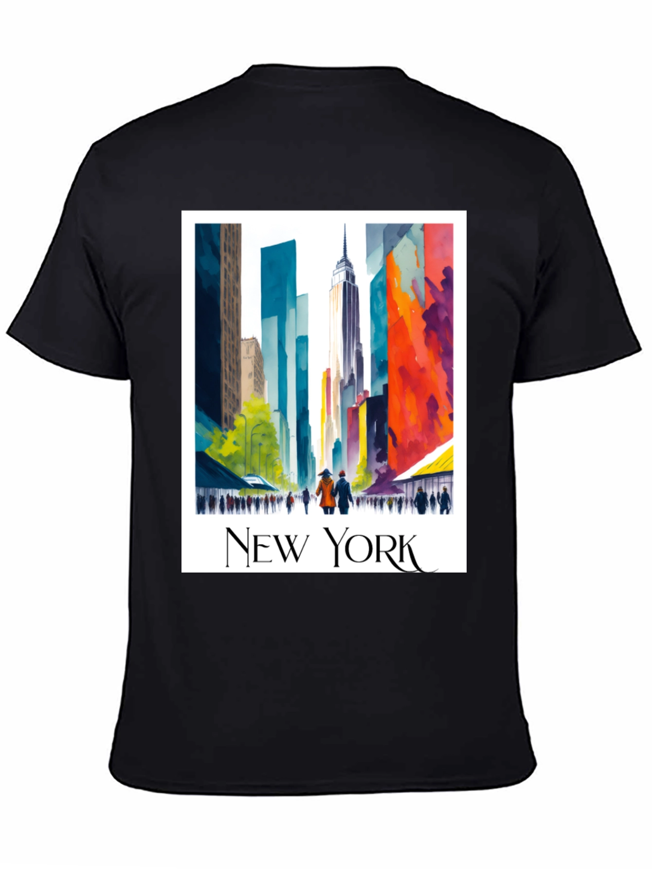 New York Cityscape Graphic T-Shirt