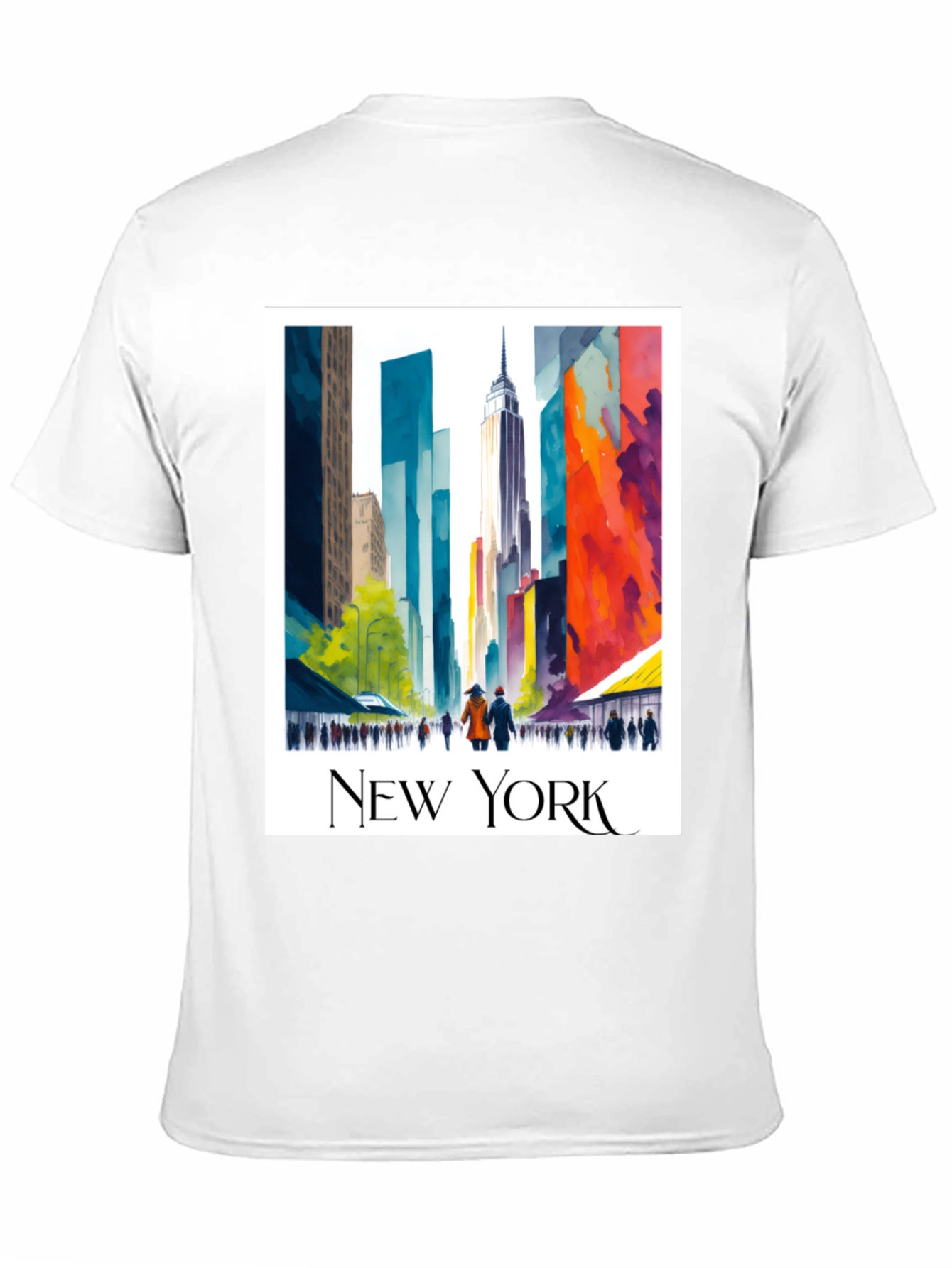 New York Cityscape Graphic T-Shirt