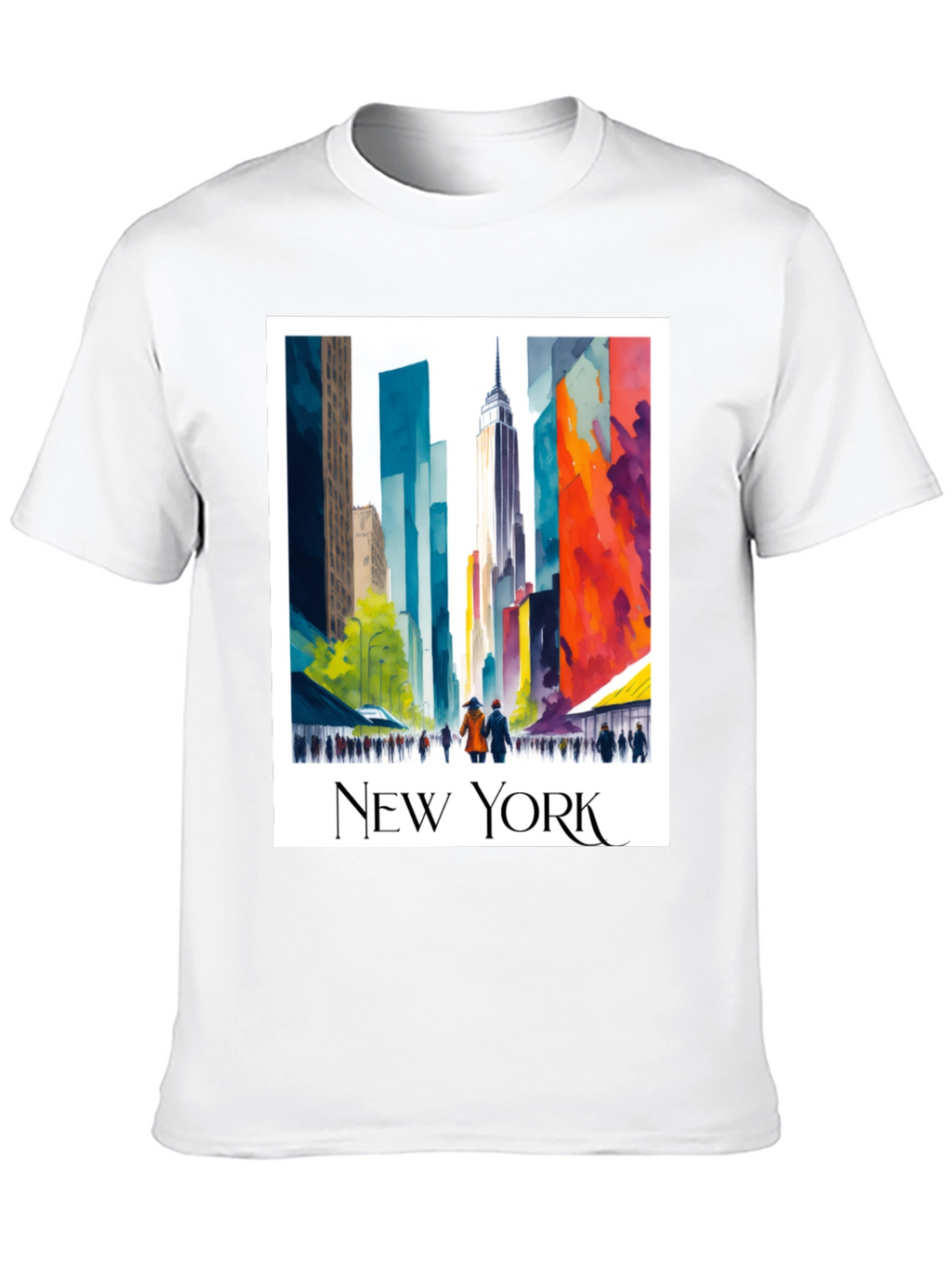 New York Cityscape Graphic T-Shirt