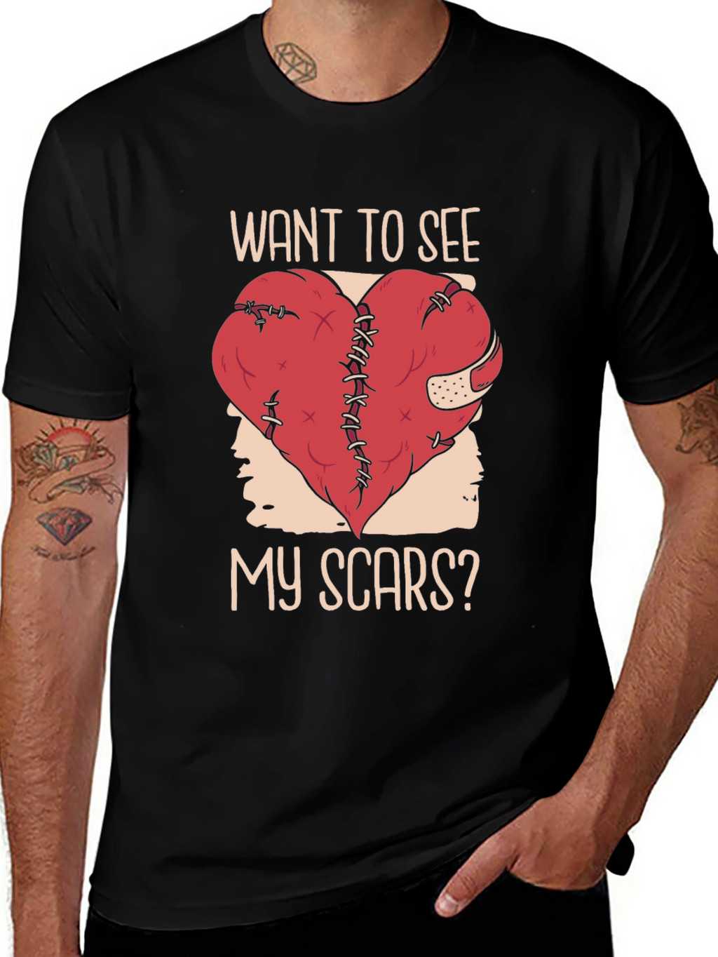Want To See My Scars? T-Shirt