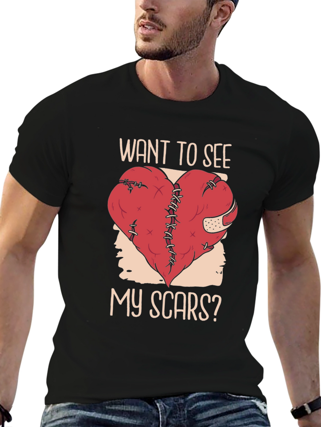 Want To See My Scars? T-Shirt