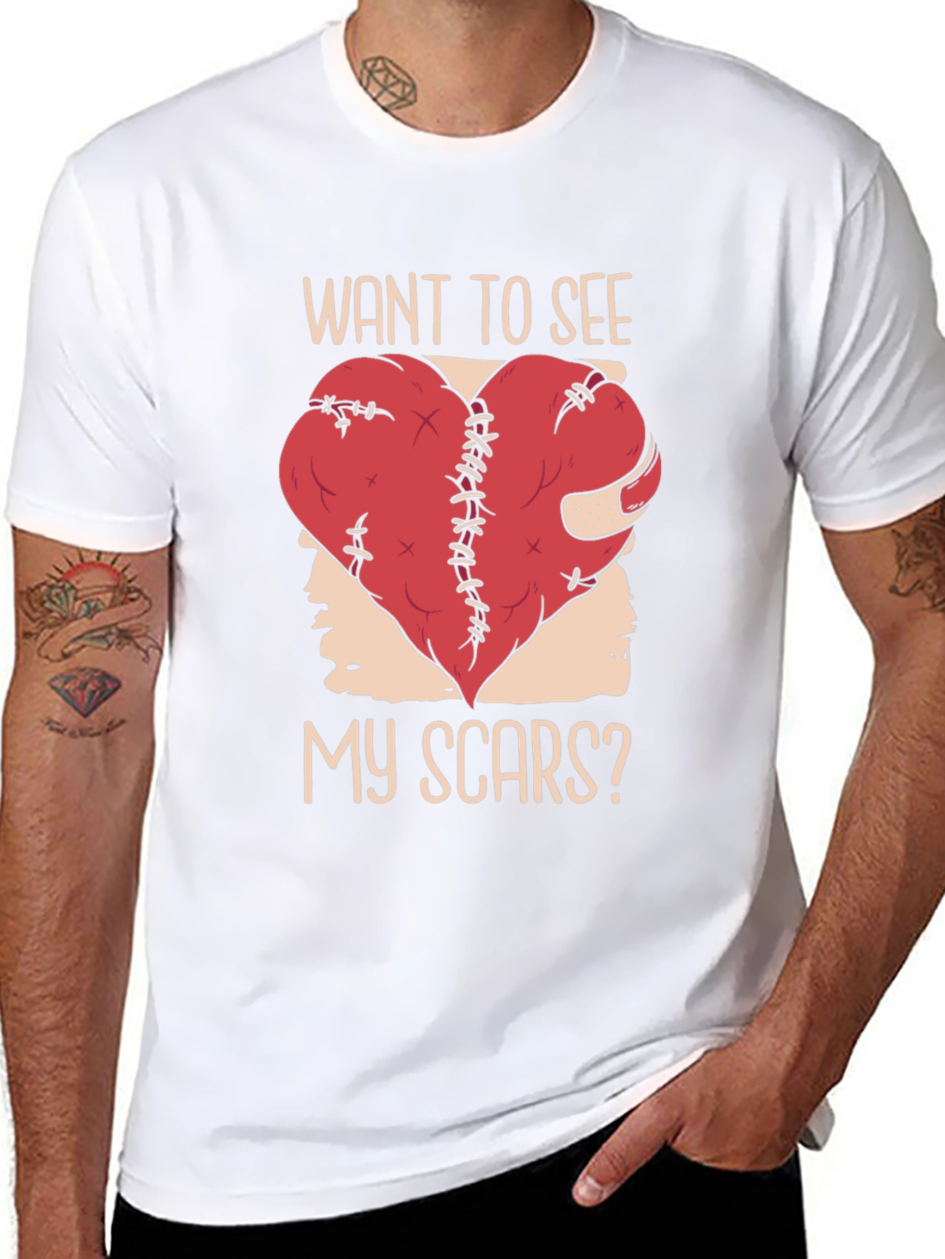 Want To See My Scars? T-Shirt