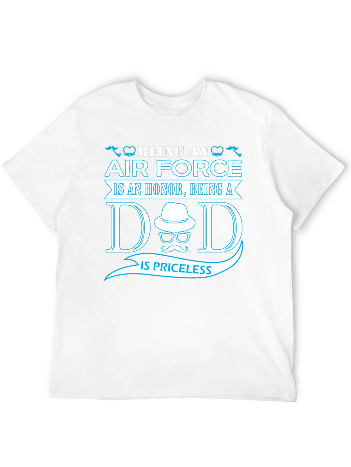 Air Force Dad Graphic T-Shirt - Priceless Honor