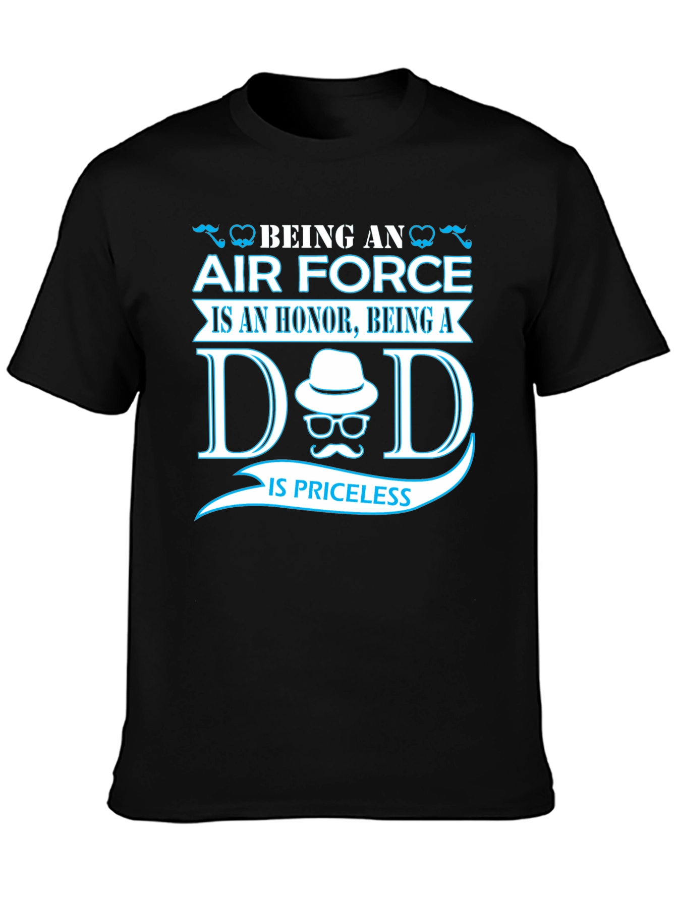 Air Force Dad Graphic T-Shirt - Priceless Honor