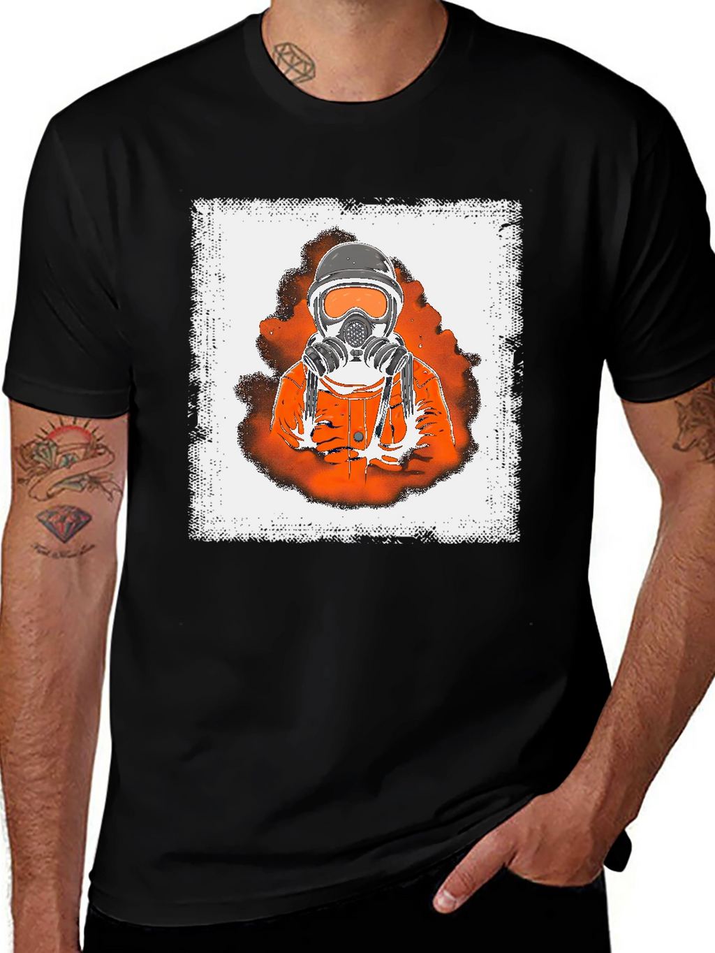 Gas Mask Graphic T-Shirt - Cool & Edgy Design