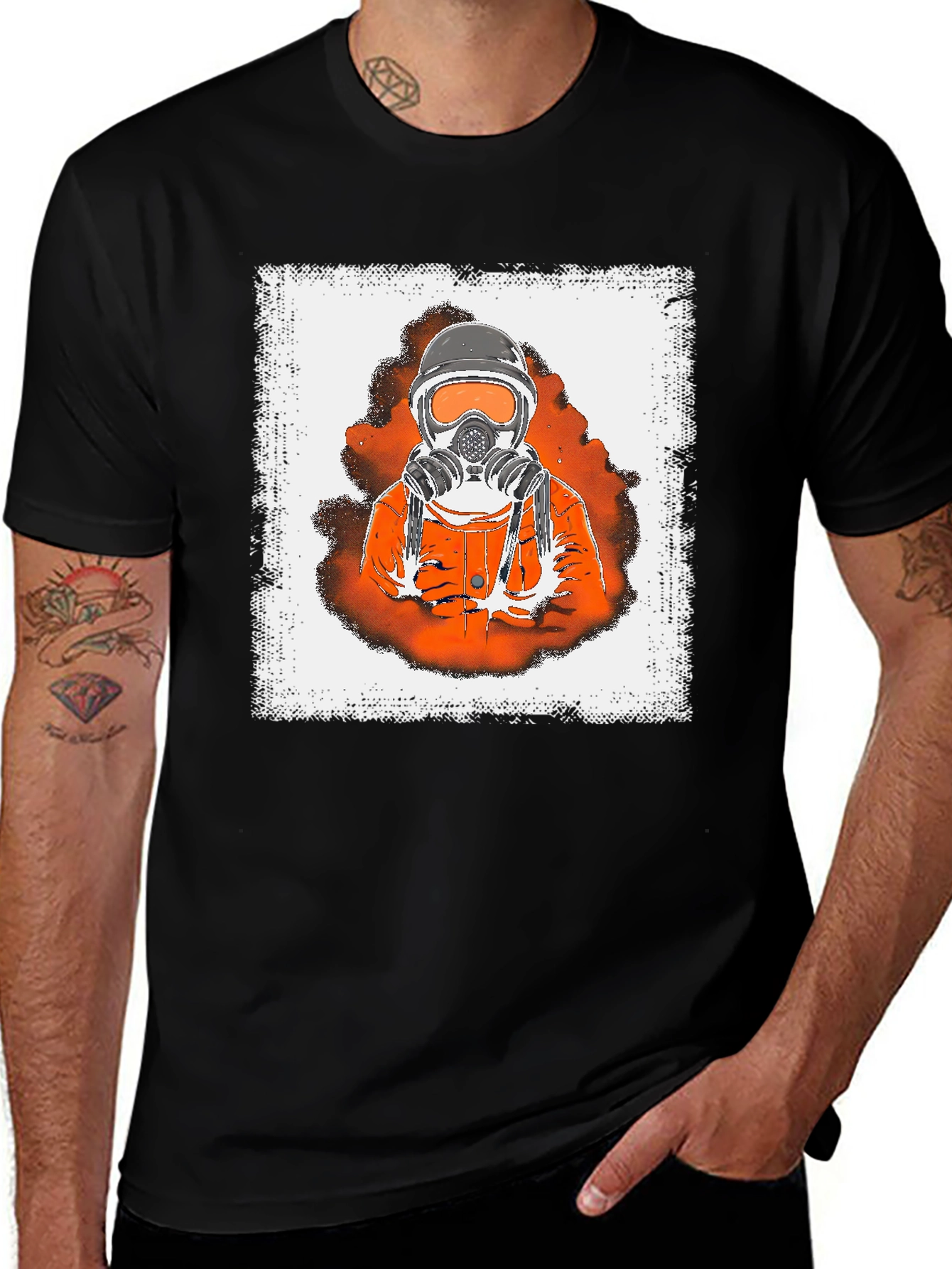 Gas Mask Graphic T-Shirt - Cool & Edgy Design
