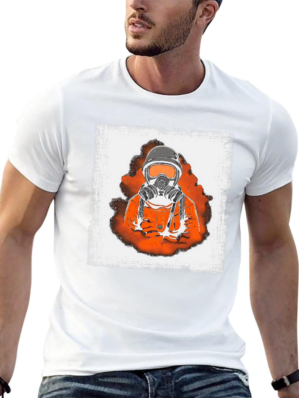 Gas Mask Graphic T-Shirt - Cool & Edgy Design