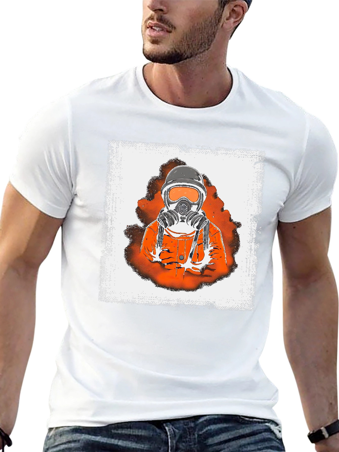 Gas Mask Graphic T-Shirt - Cool & Edgy Design