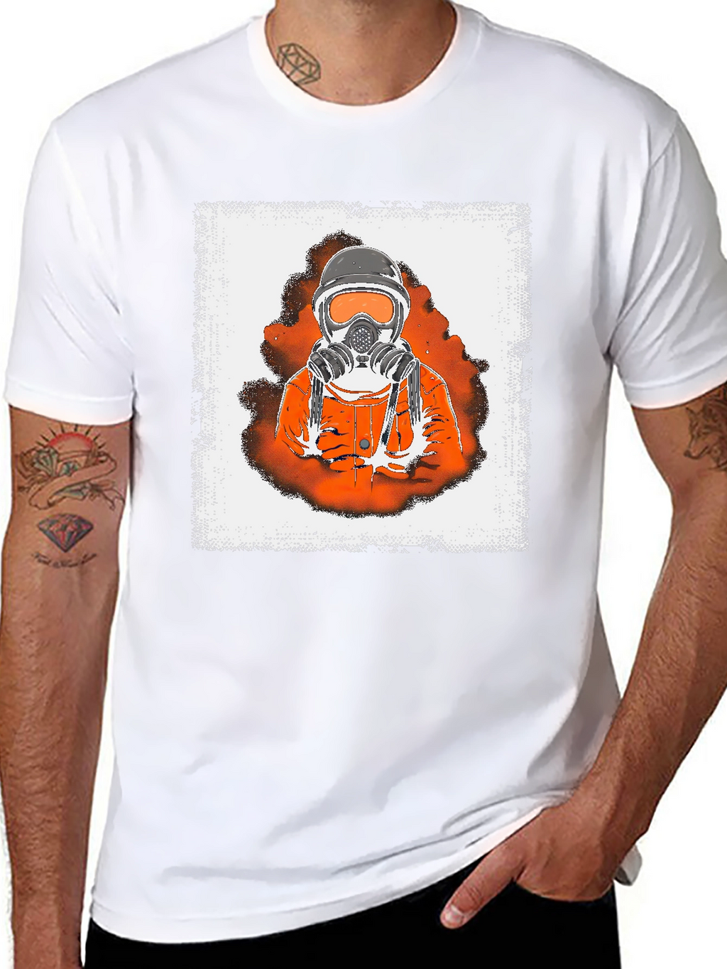 Gas Mask Graphic T-Shirt - Cool & Edgy Design