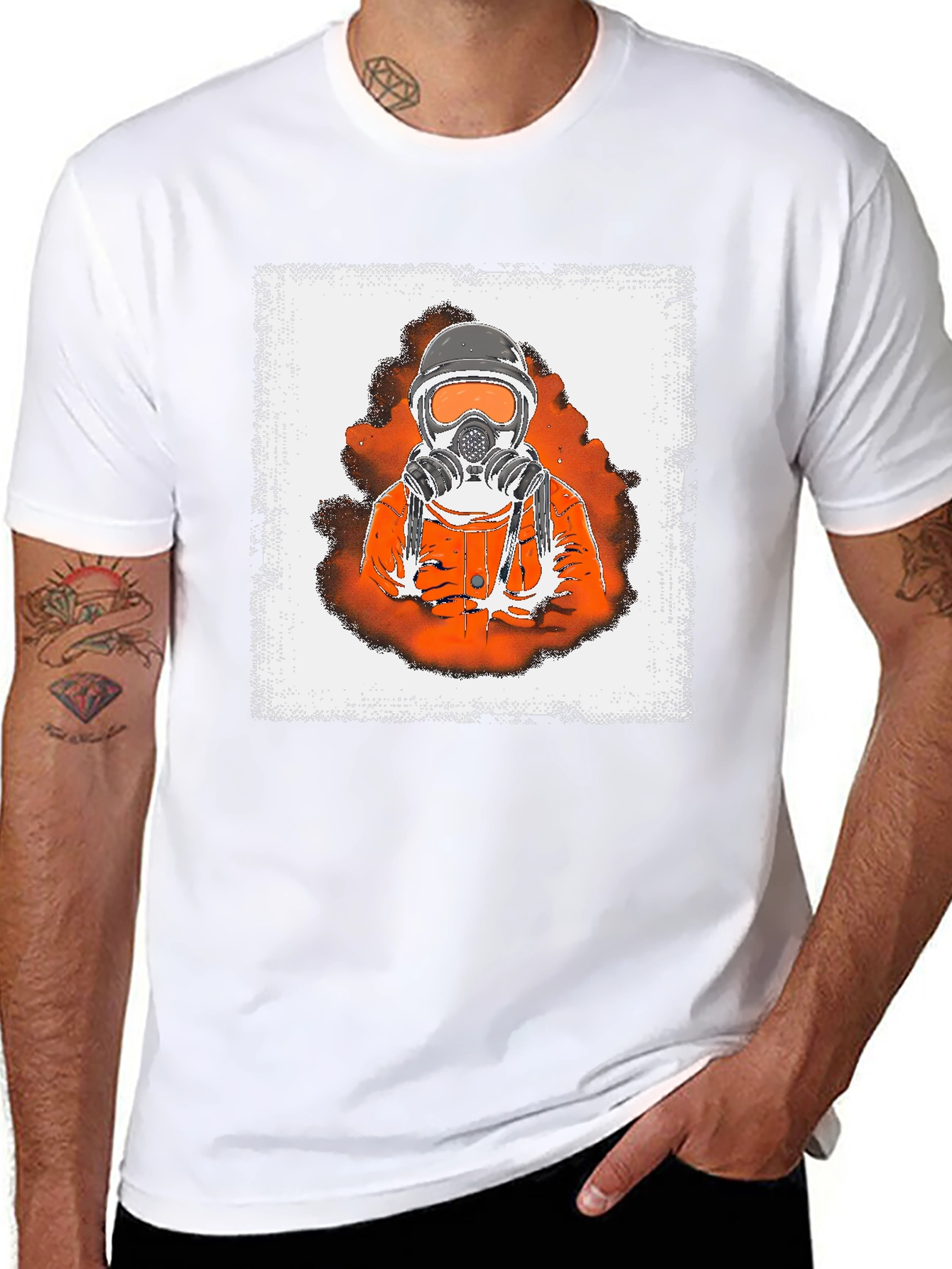 Gas Mask Graphic T-Shirt - Cool & Edgy Design
