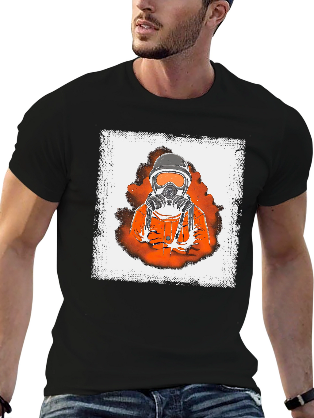 Gas Mask Graphic T-Shirt - Cool & Edgy Design