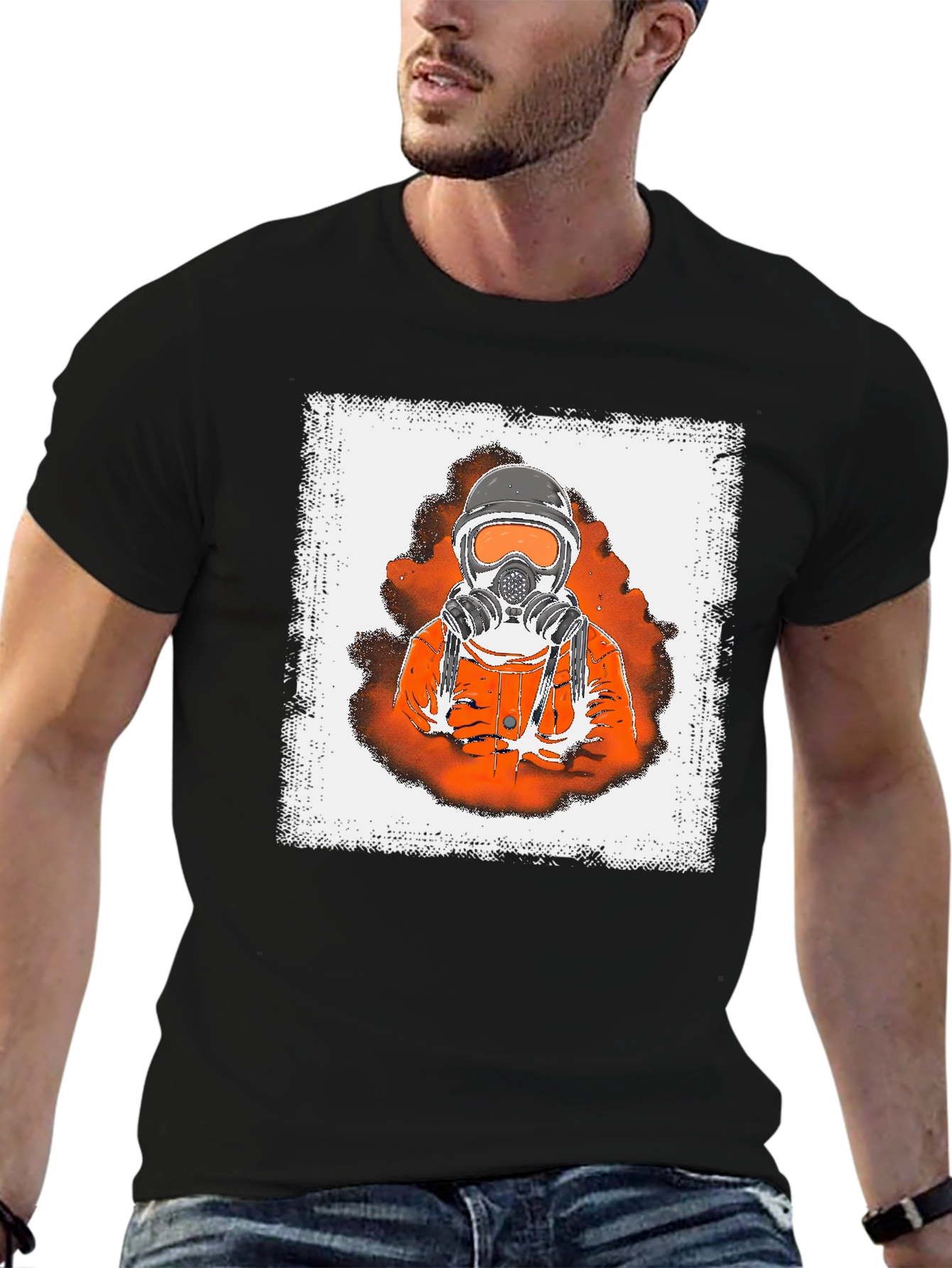Gas Mask Graphic T-Shirt - Cool & Edgy Design
