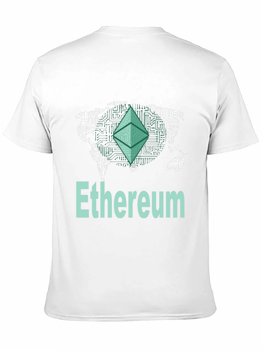Ethereum World Map T-Shirt - Crypto Tee