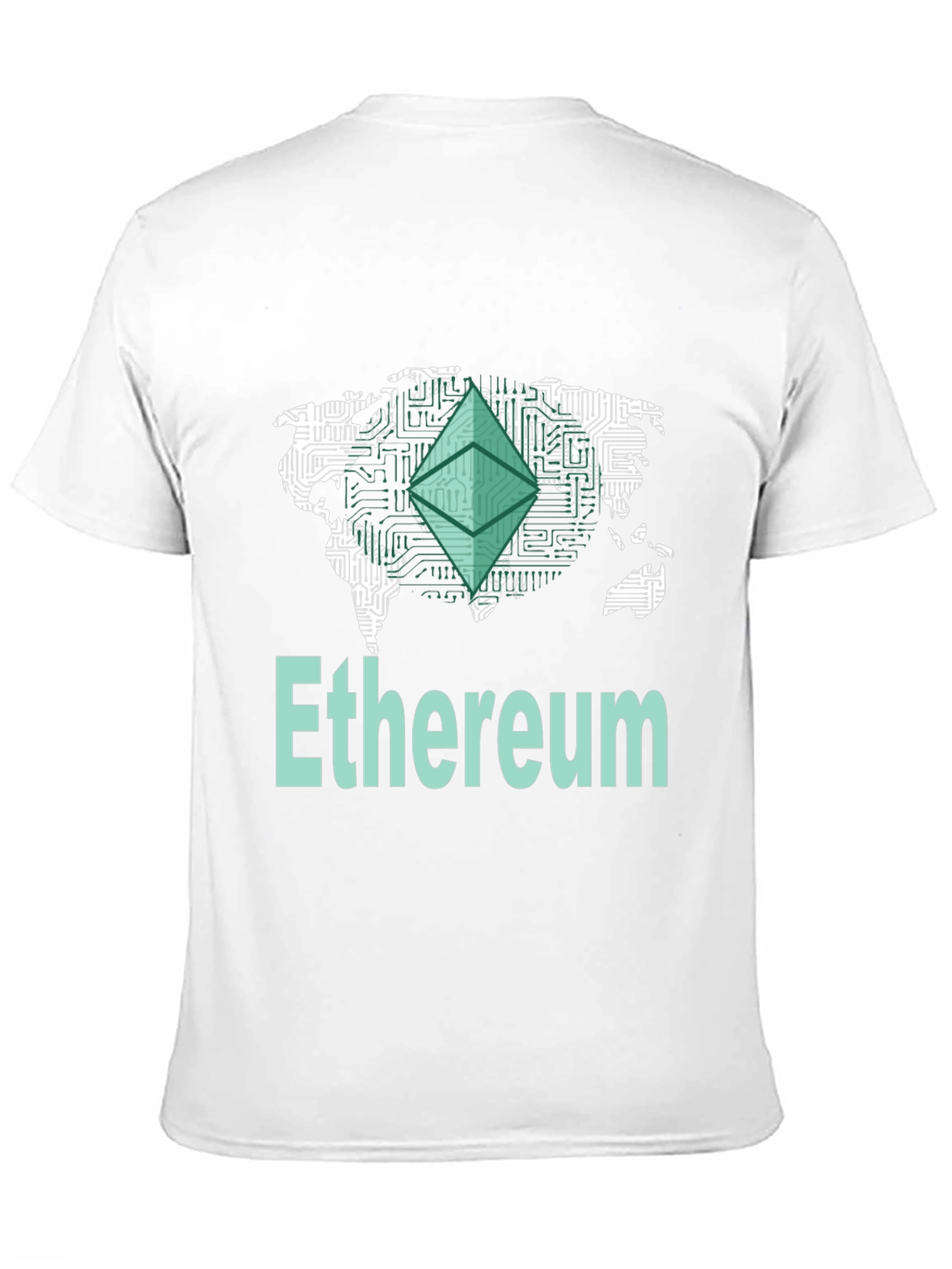 Ethereum World Map T-Shirt - Crypto Tee