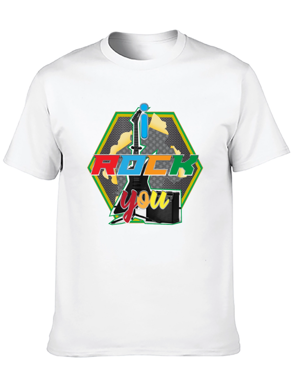 I Rock You Graphic Tee - Black T-Shirt