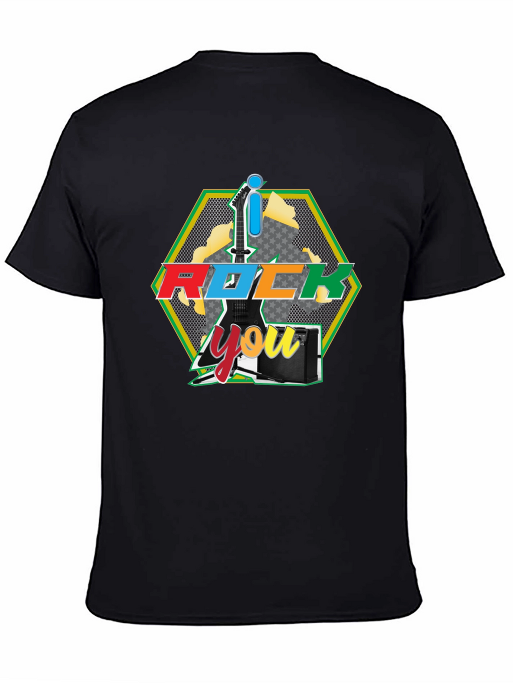 I Rock You Graphic Tee - Black T-Shirt