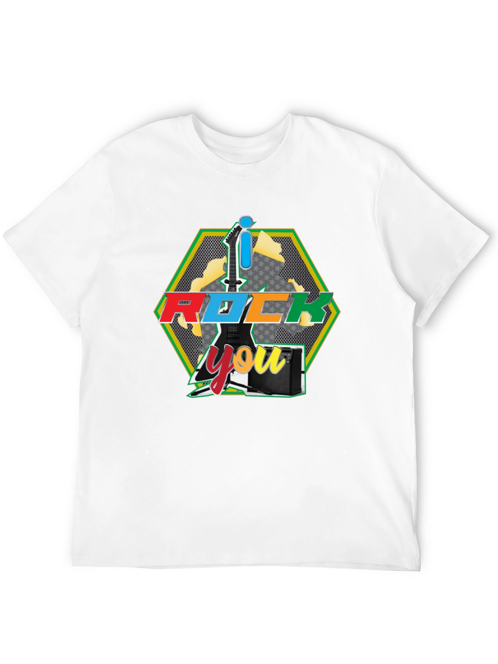 I Rock You Graphic Tee - Black T-Shirt