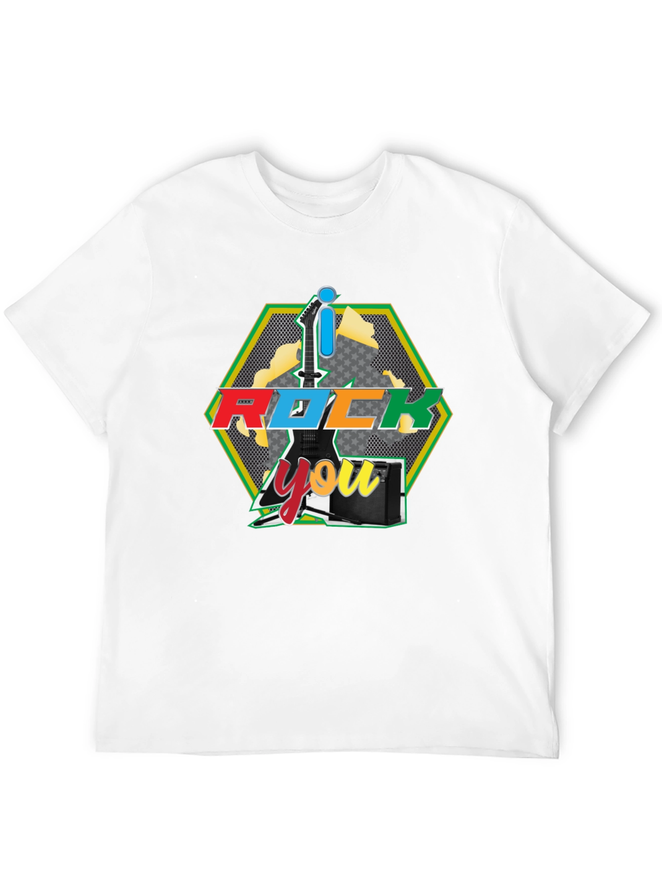 I Rock You Graphic Tee - Black T-Shirt