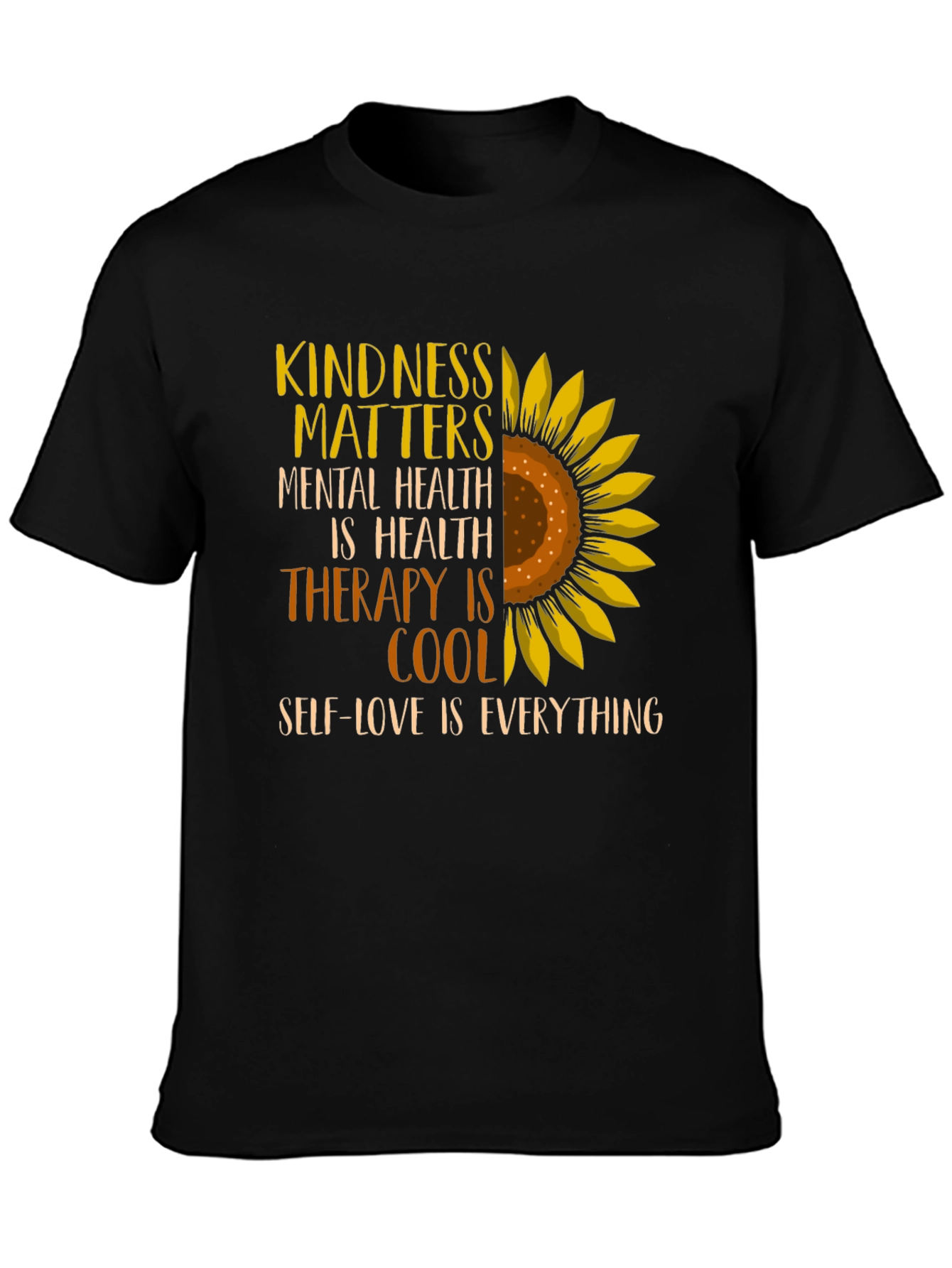 Kindness Matters Sunflower Graphic Tee