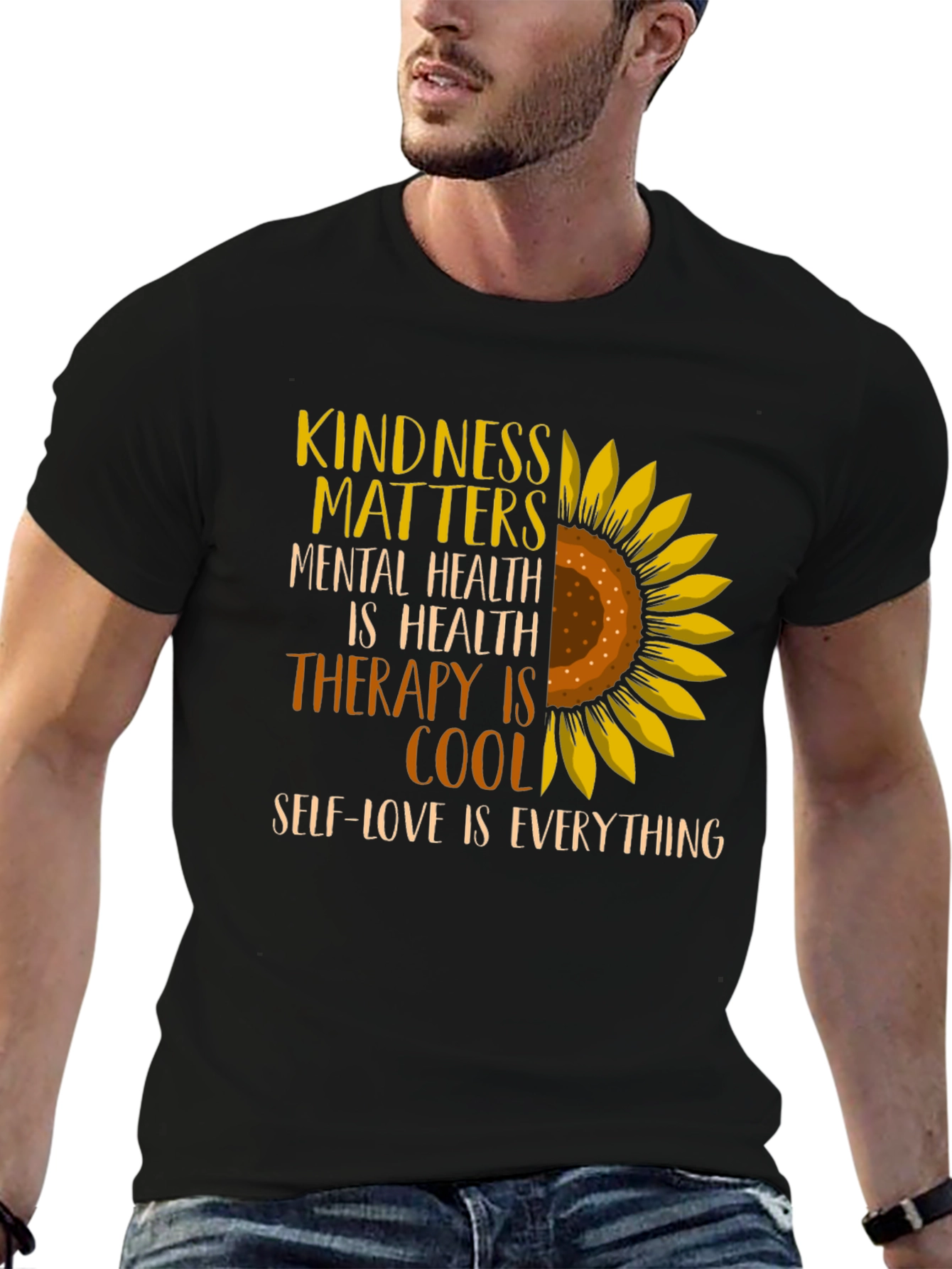 Kindness Matters Sunflower Graphic Tee