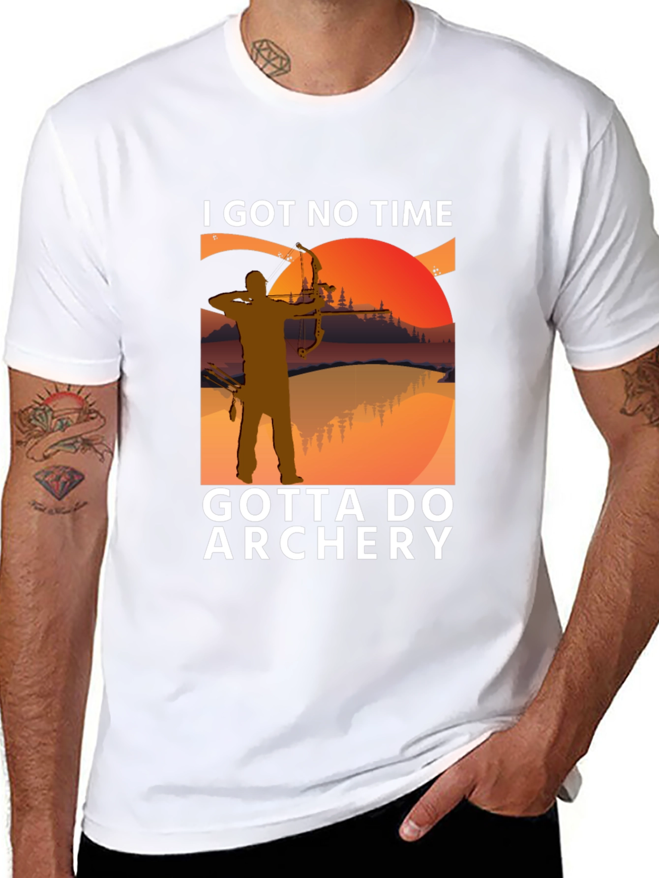 Archery T-Shirt: I Got No Time Gotta Do Archery