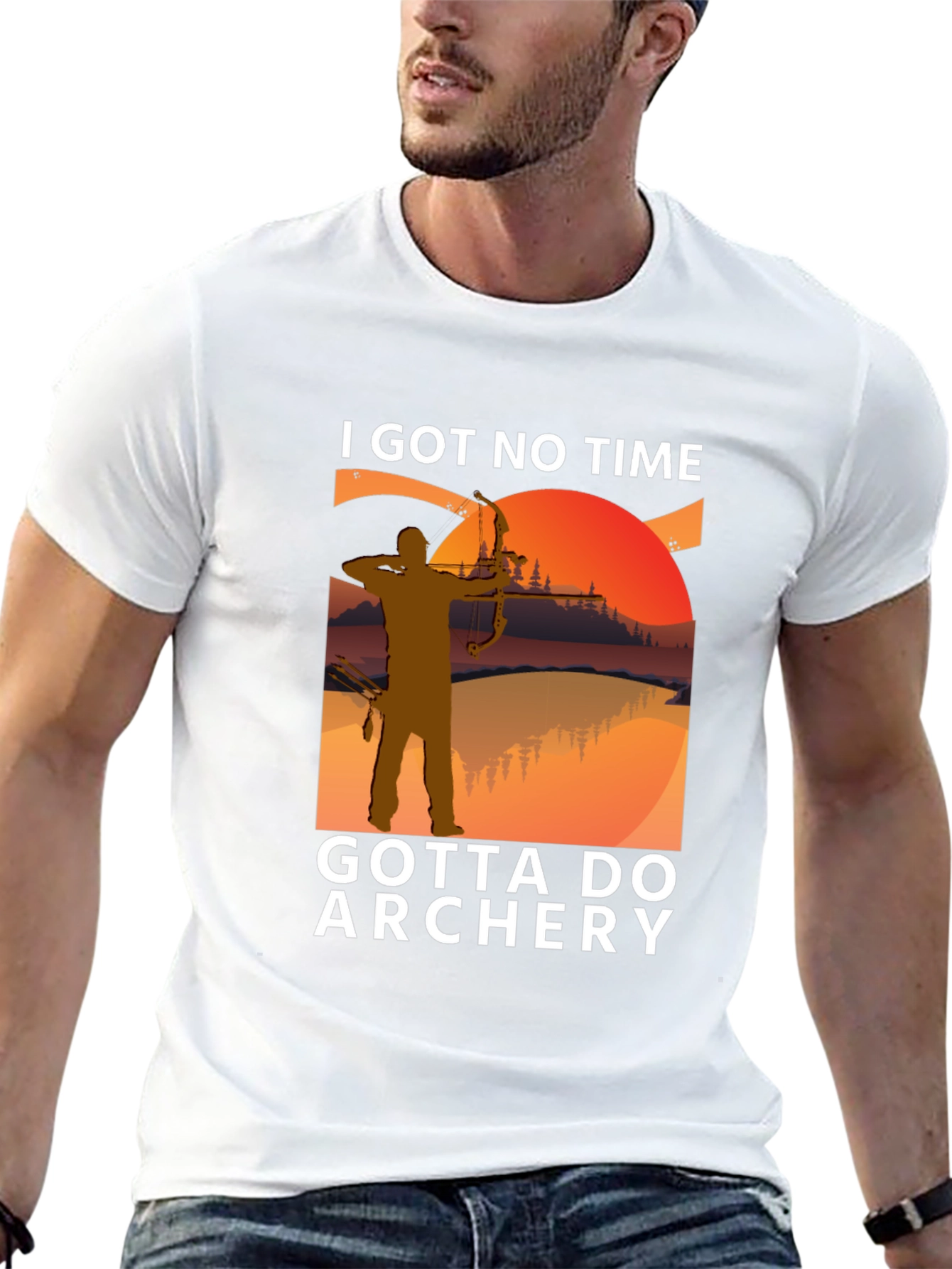 Archery T-Shirt: I Got No Time Gotta Do Archery