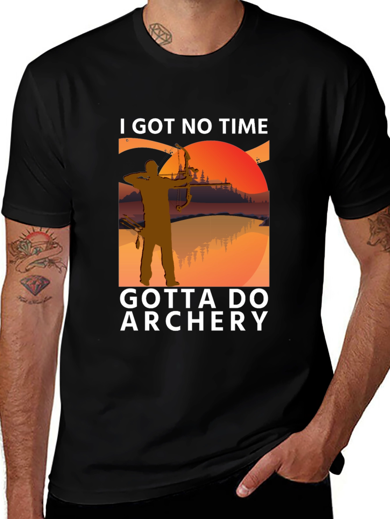 Archery T-Shirt: I Got No Time Gotta Do Archery