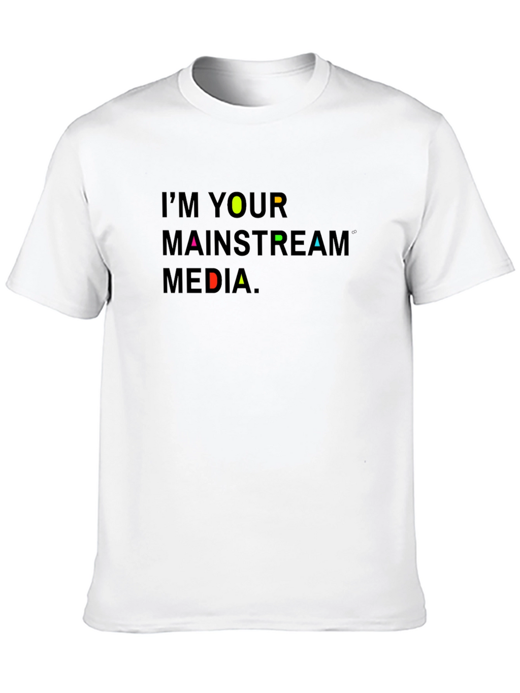 Im Your Mainstream Media Graphic Tee - Black