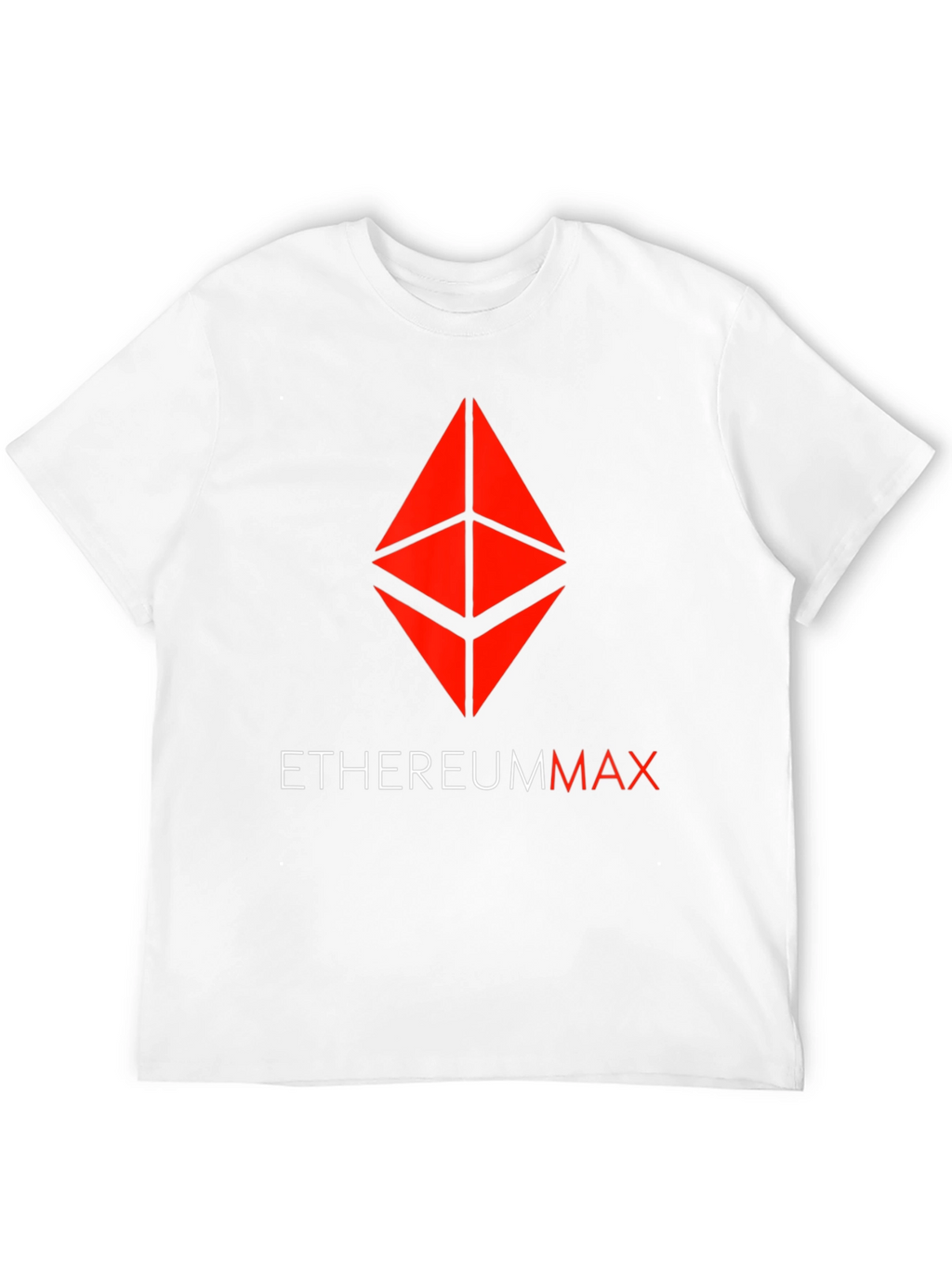 Ethereum Max Logo T-Shirt Crypto Black Tee