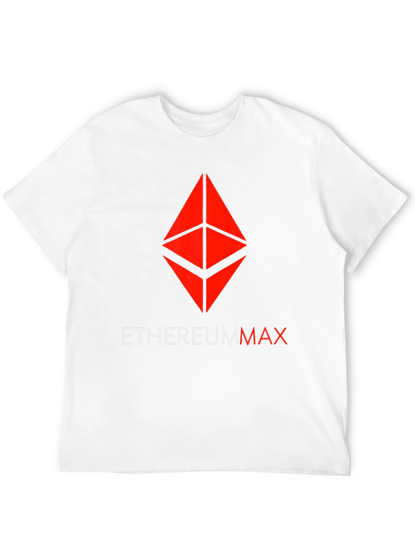 Ethereum Max Logo T-Shirt Crypto Black Tee