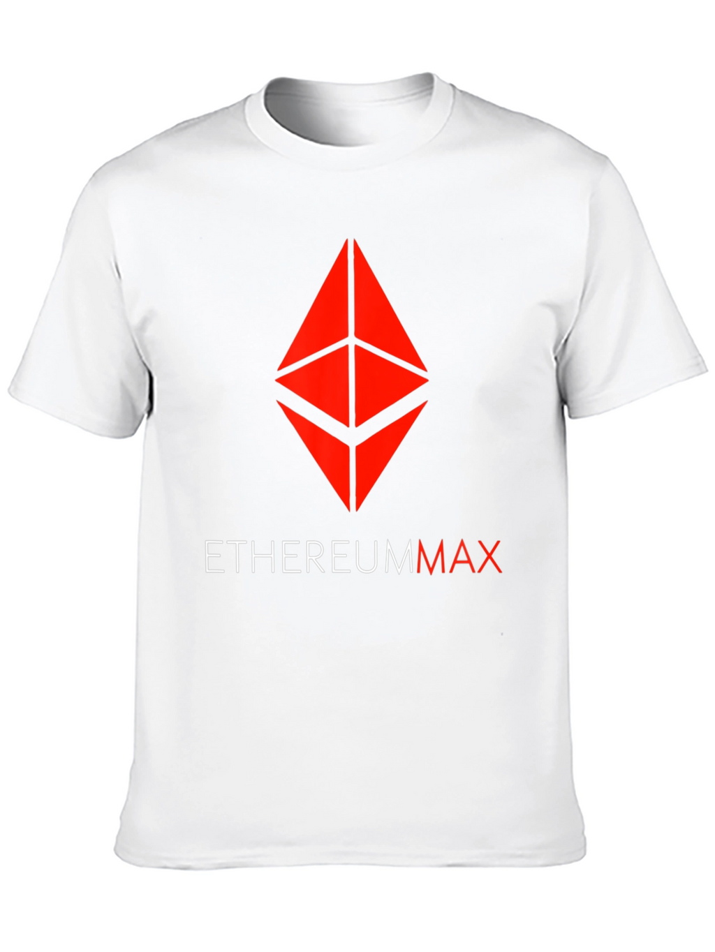 Ethereum Max Logo T-Shirt Crypto Black Tee