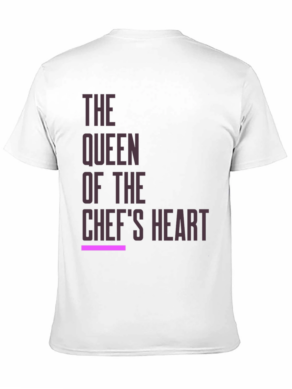 Queen of the Chefs Heart Black T-Shirt