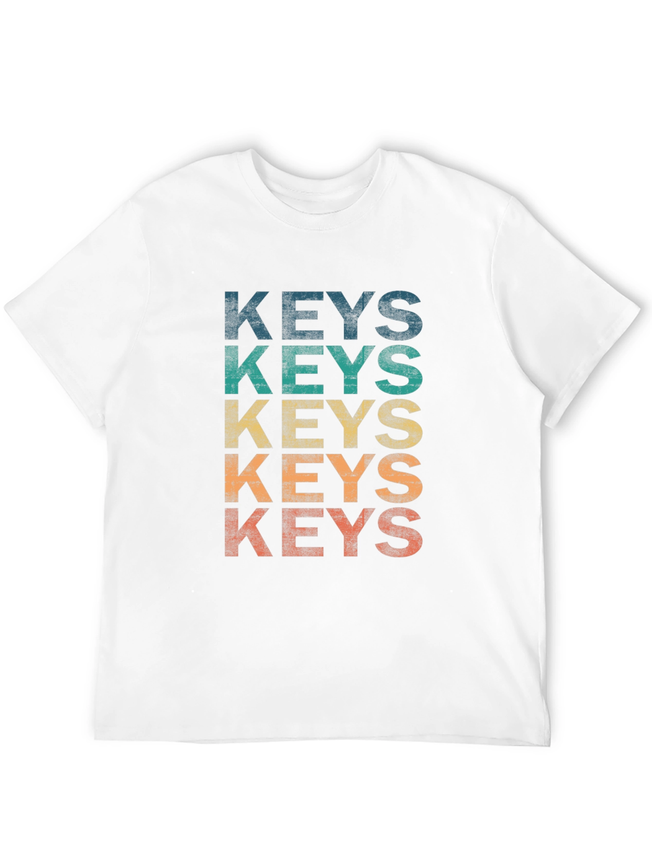 Vintage Keys Graphic T-Shirt - Retro Style