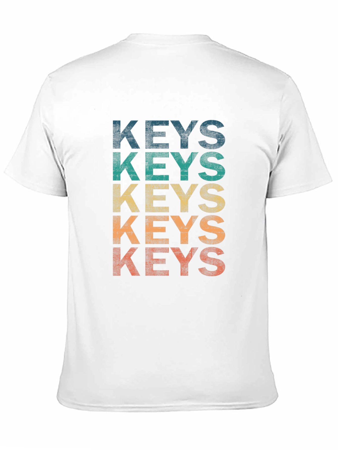 Vintage Keys Graphic T-Shirt - Retro Style