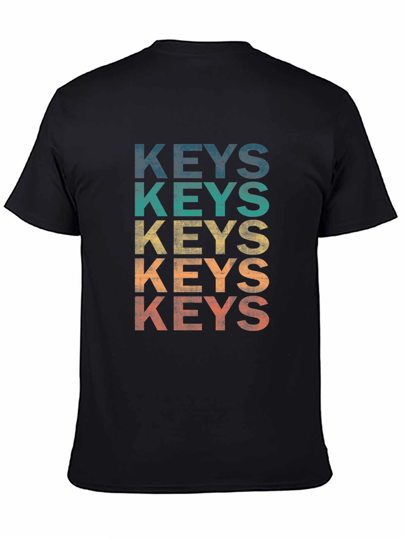 Vintage Keys Graphic T-Shirt - Retro Style