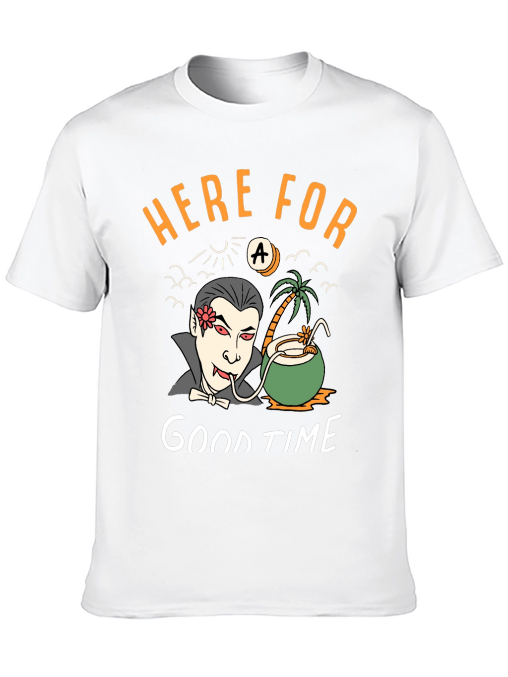 Here for a Good Time Vampire T-Shirt