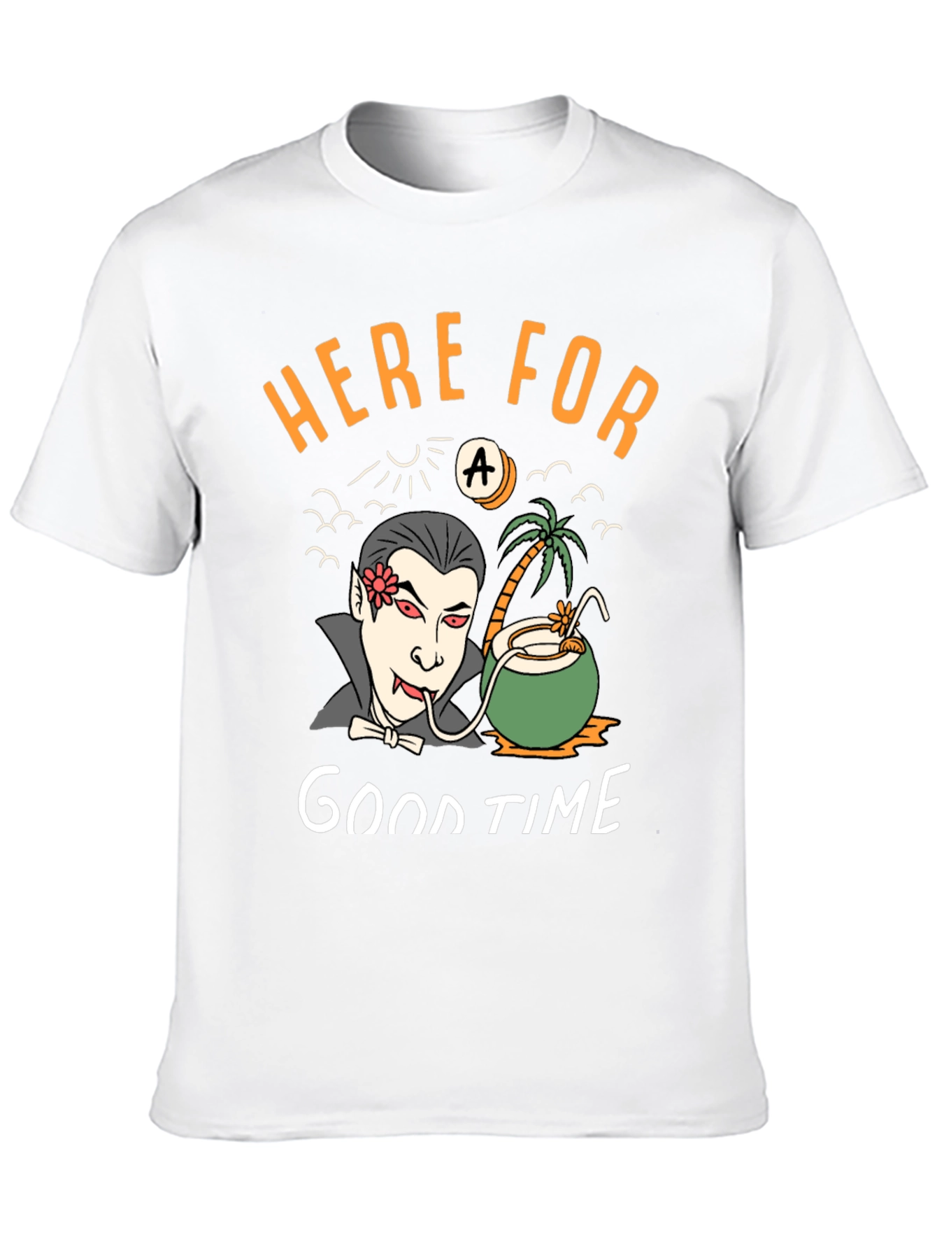 Here for a Good Time Vampire T-Shirt