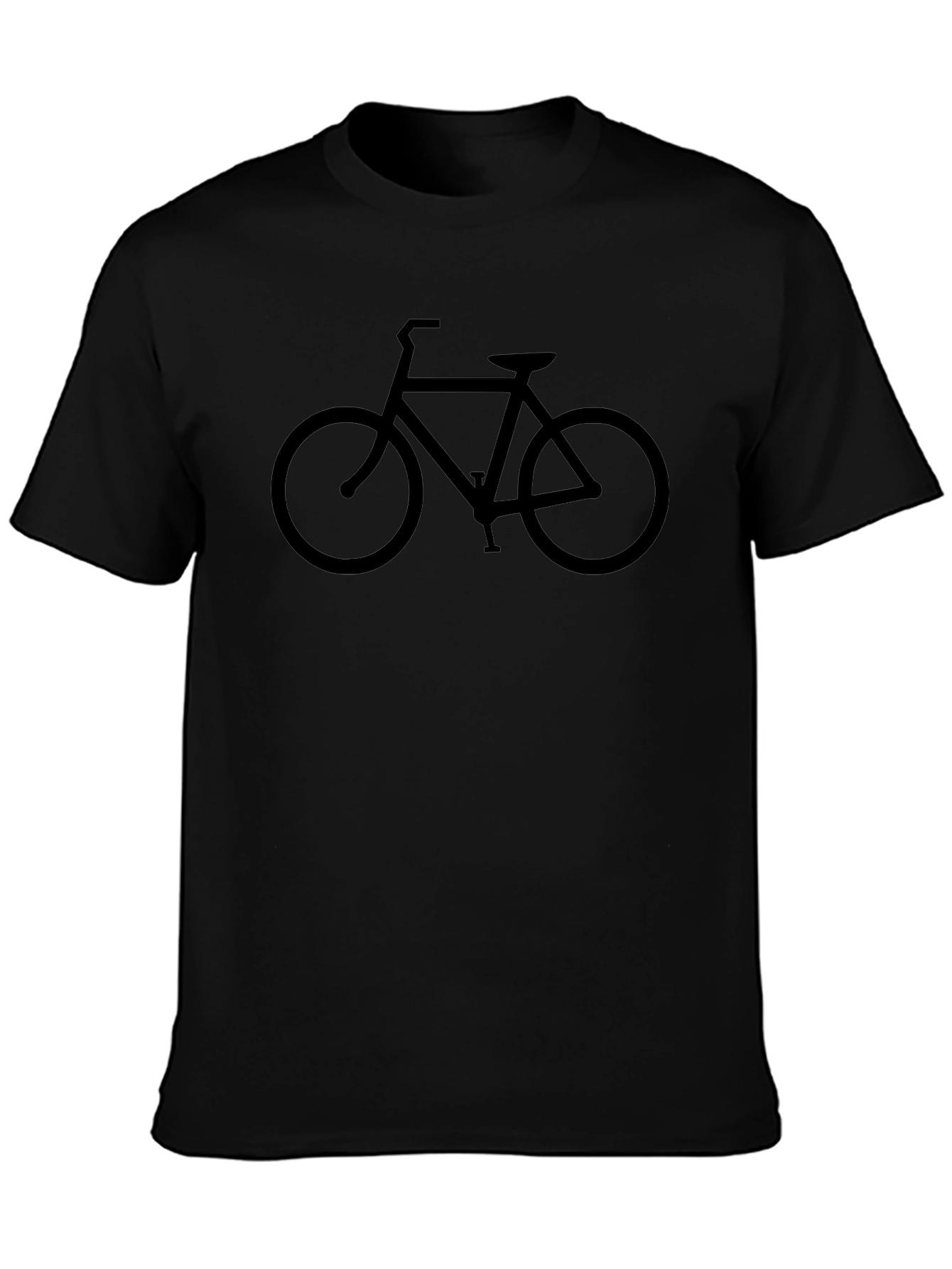 Black Bicycle Graphic T-Shirt
