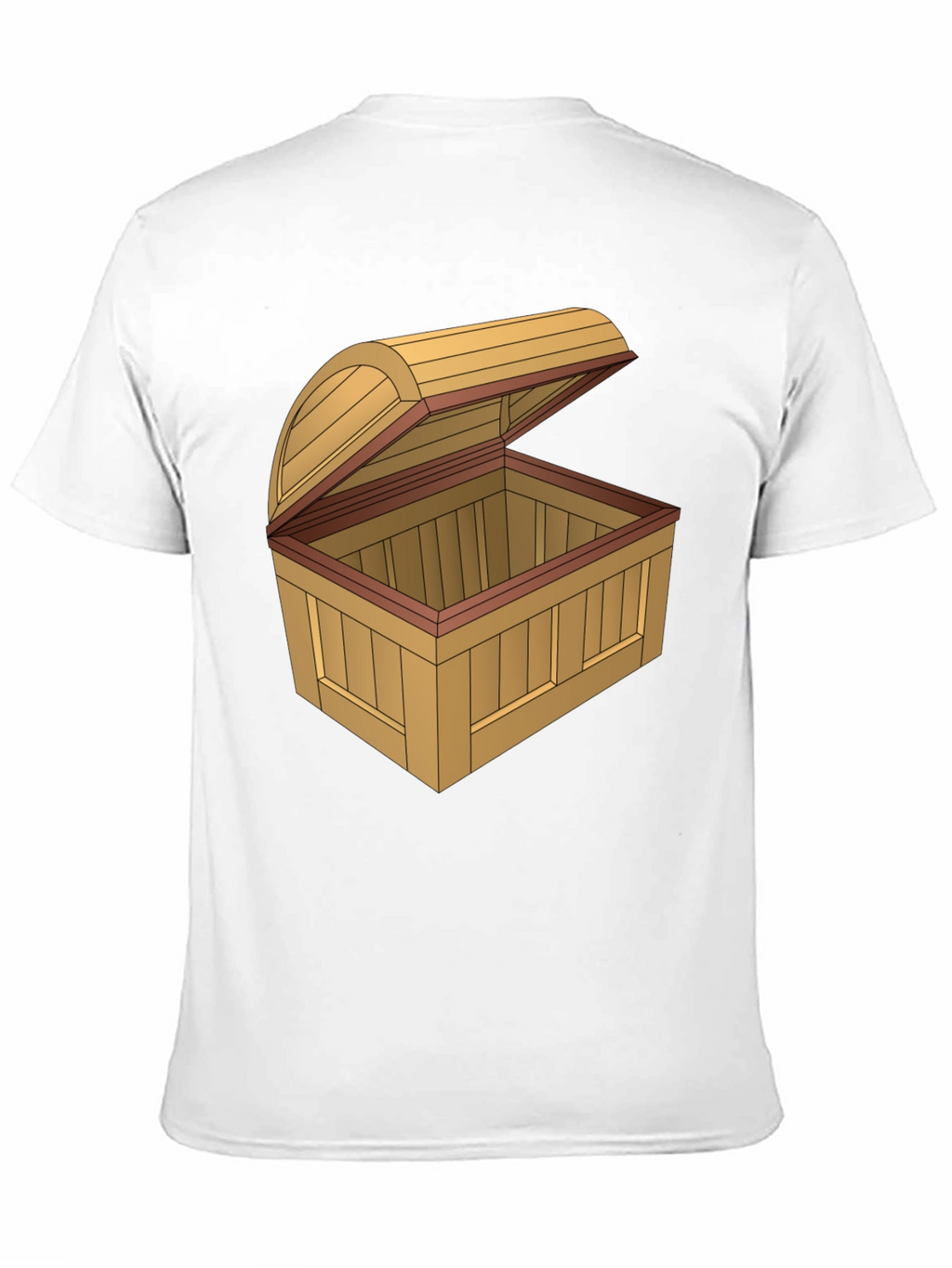 Cartoon Treasure Chest Graphic T-Shirt