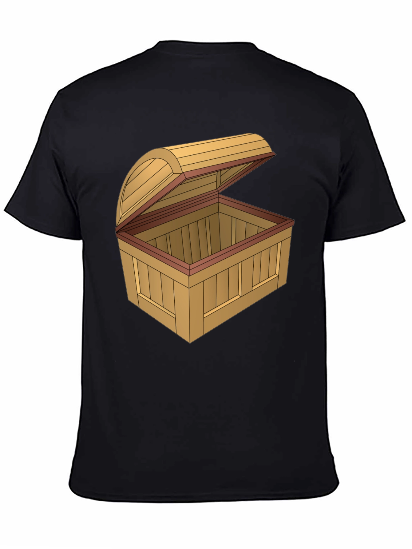 Cartoon Treasure Chest Graphic T-Shirt