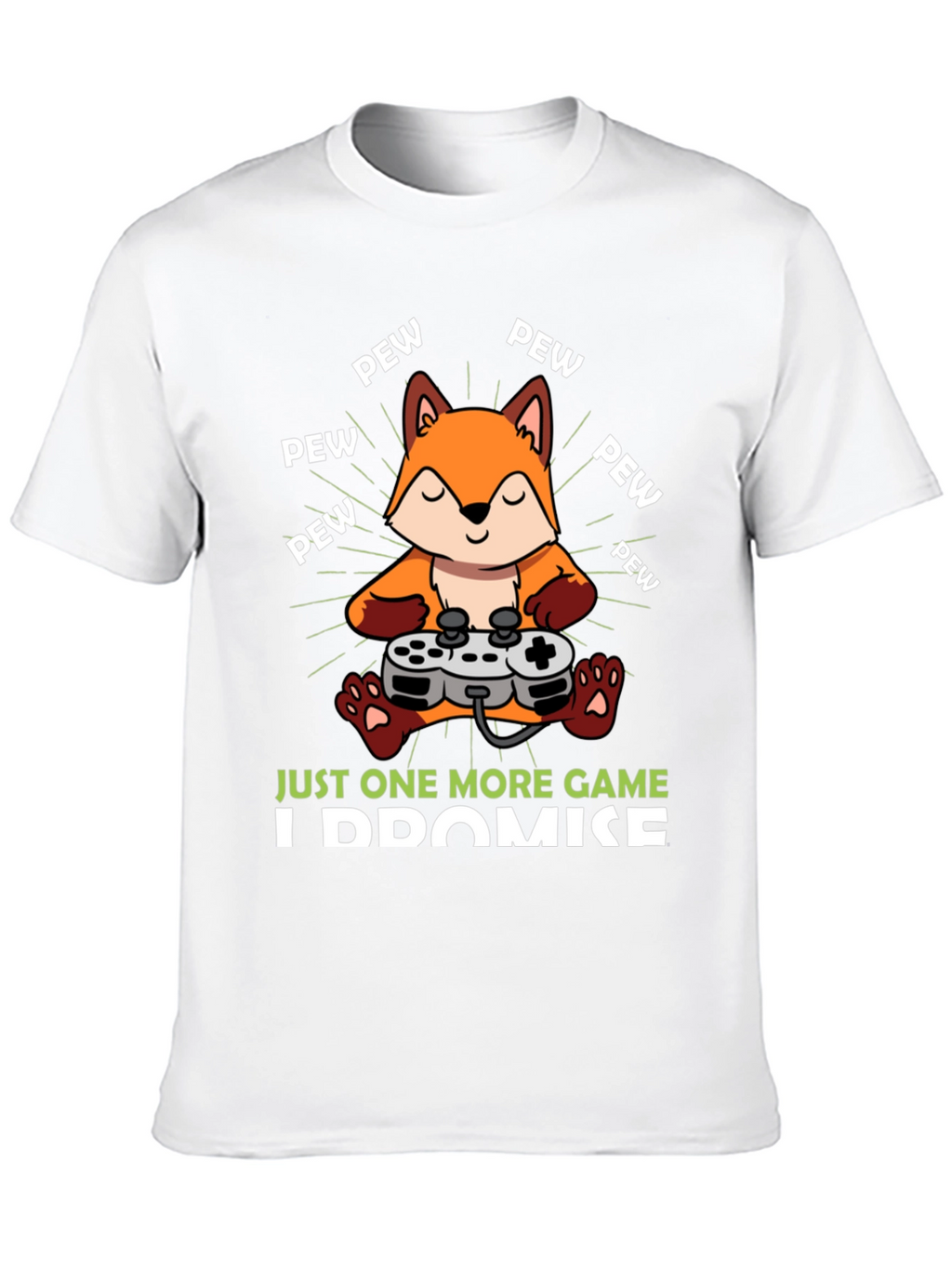 Just One More Game Fox Gamer T-Shirt