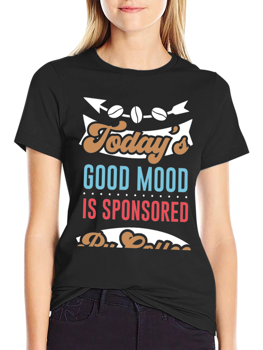 Coffee Sponsored Good Mood T-Shirt
