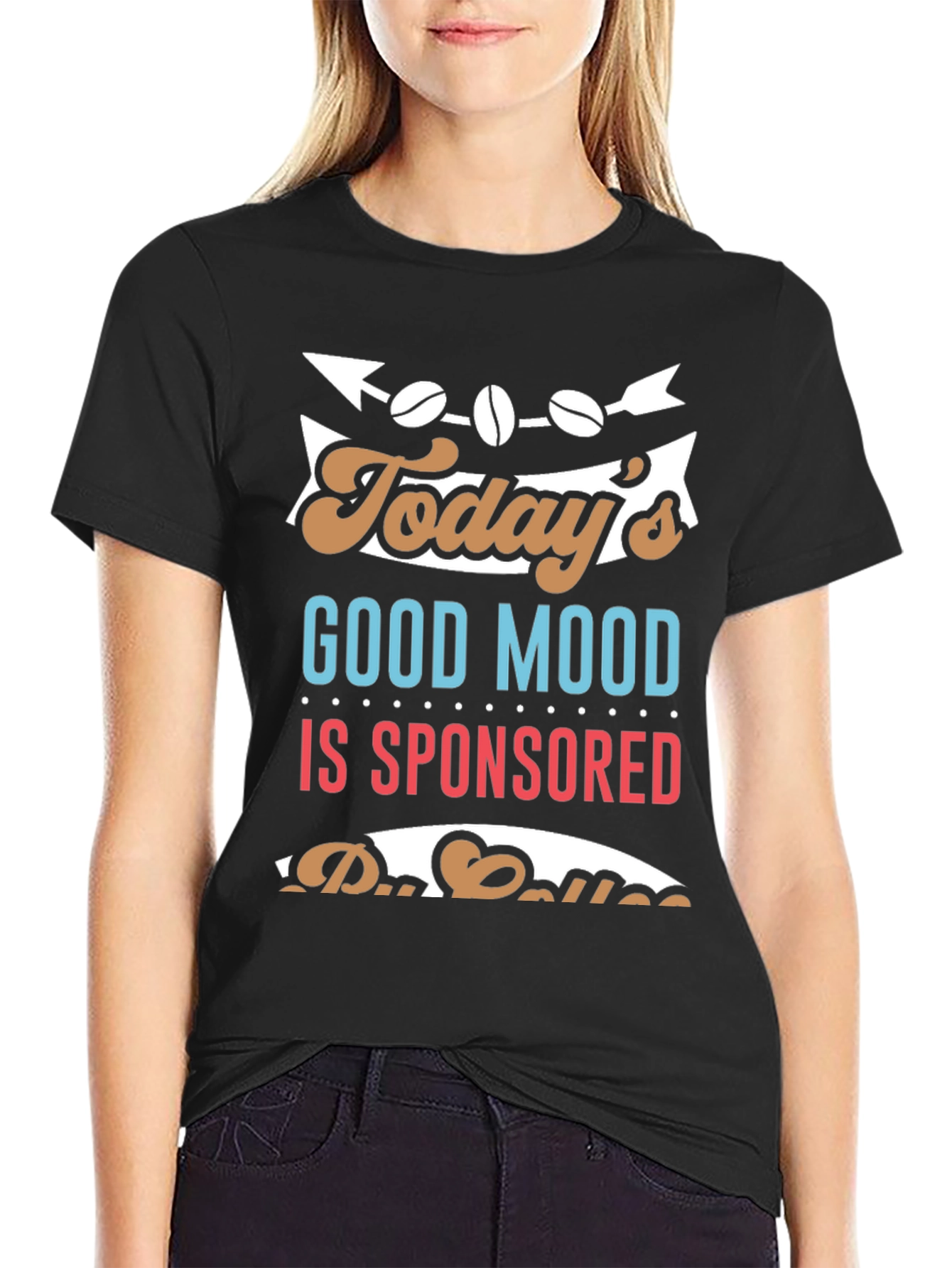Coffee Sponsored Good Mood T-Shirt