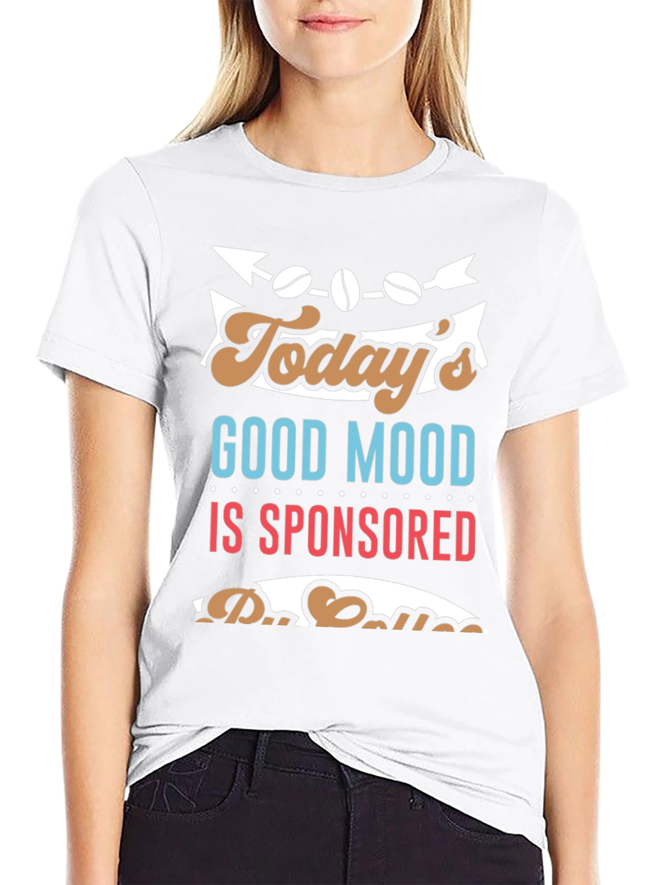 Coffee Sponsored Good Mood T-Shirt