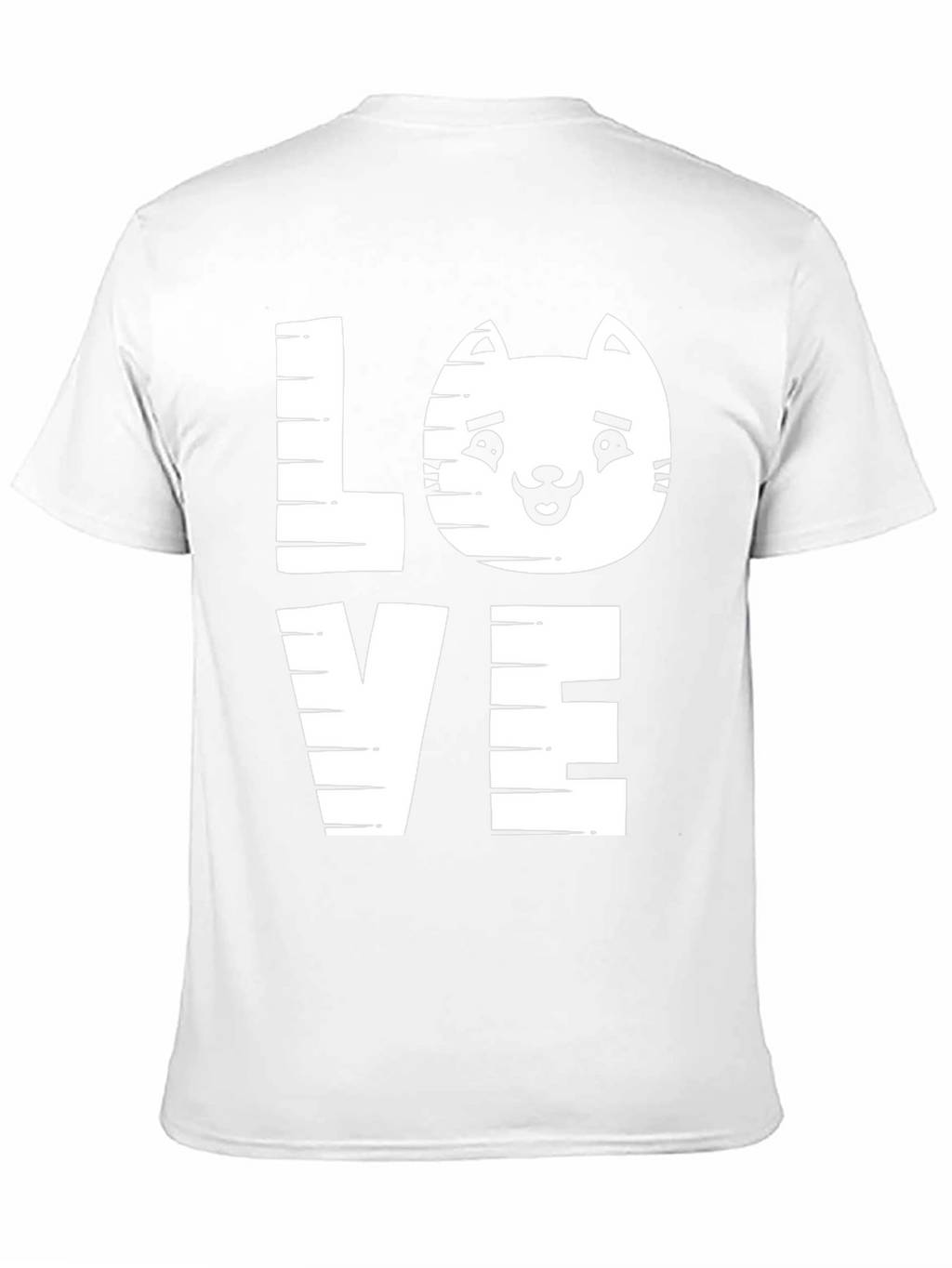 Cat Lover Tee - LOVE Graphic Print Shirt