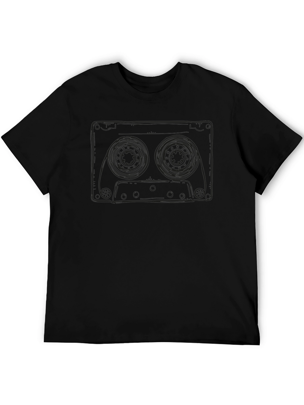 Retro Cassette Tape Graphic Tee - Classic Music Lover