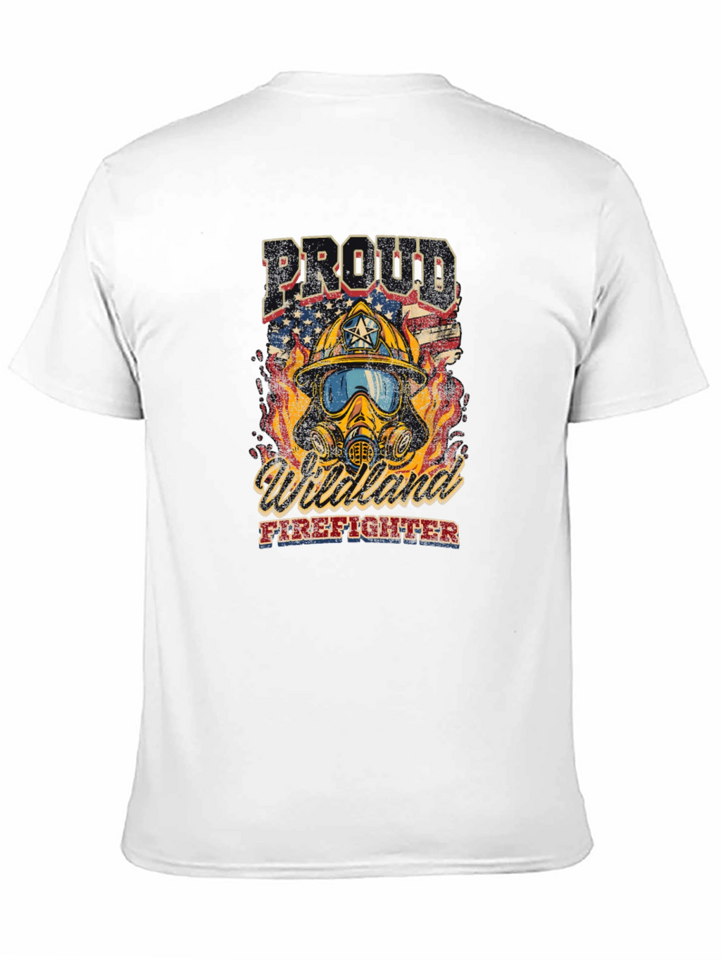 Proud Wildland Firefighter Graphic T-Shirt